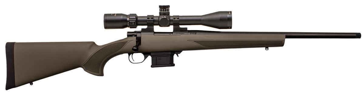 Howa Hma60804Ggp M1500 Mini Action Compact 6Mm Arc 5+1 20&Quot; Black Steel Barrel, Black Drilled &Amp; Tapped Steel Receiver, Od Green Fixed Hti Synthetic Stock, Nikko Stirling Gamepro 4-12X40Mm