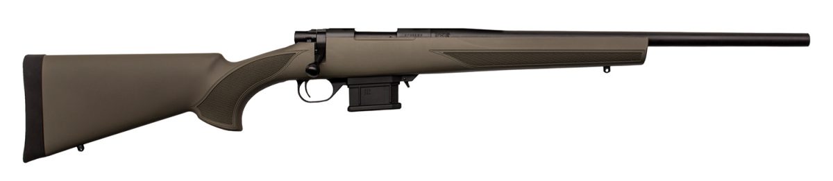 Howa Hma60804G M1500 Mini Action Compact 6Mm Arc 5+1 20&Quot; Black Steel Barrel, Black Drilled &Amp; Tapped Steel Receiver, Od Green Fixed Hti Synthetic Stock, Right Hand