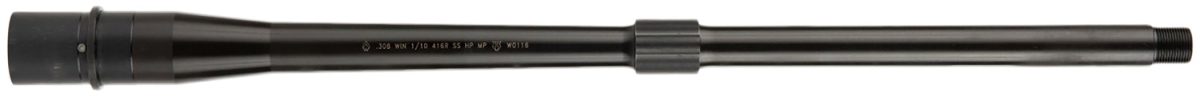 Ballistic Advantage Babl308021Pq Premium Series  308 Win 18&Quot; Threaded Hanson Profile, Midlength With Low Pro Gas Block, Black Qpq 4150 Chrome Moly Vanadium Steel, Fits Ar-10