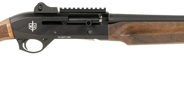 MAC 21000122 2 Tactical 12 Gauge Bolt 3" 5+1, 18.50" Black Anodized Steel Barrel, Drilled & Tapped/Picatinny Rail Black Anodized Receiver, Turkish Walnut Wood Stock