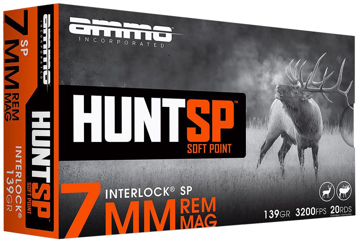 Ammo Inc 7Mm139Spa20 Hunt  7Mm 139Gr Soft Point 20 Per Box/10 Case