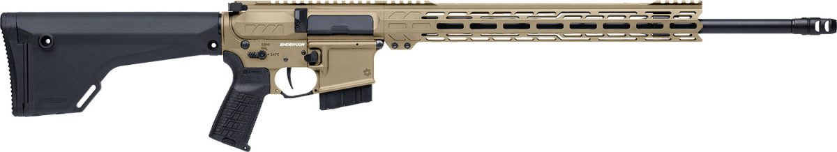 Cmmg 28A7F0Cct Endeavor Mk4 22 Arc 30+1 20&Quot; Black Nitride Threaded Barrel, Coyote Tan Cerakote Picatinny Rail Aluminum Receiver, Eml 15&Quot; M-Lok Handguard, Black Synthetic Magpul Stock, Cmmg Zeroed Grip