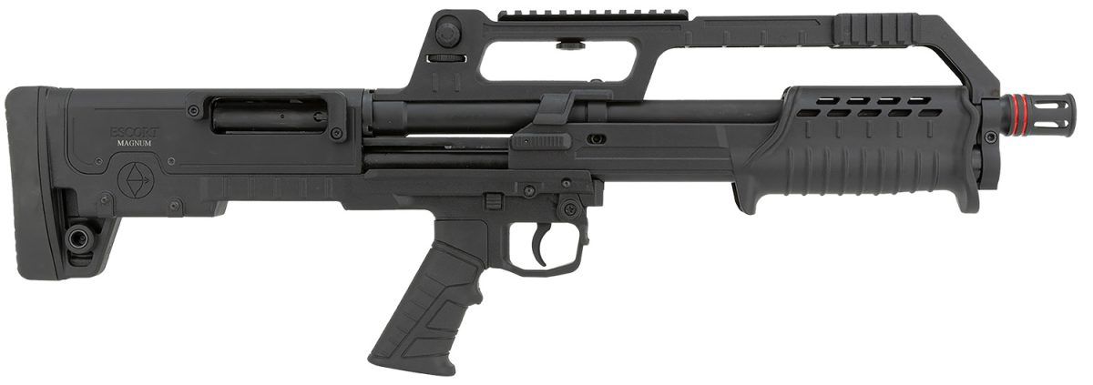 Escort Hebp41180001  Bulltac 410 Gauge Pump 3&Quot; 5+1 18&Quot; Black Steel Barrel, Black Picatinny Rail Aluminum/Polymer Receiver, Bullpup W/Pistol Grip Synthetic Stock