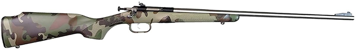 Crickett Ksa2171 My First Rifle Gen2 22 S/L/Lr Single Shot 16.10&Quot; Stainless Steel Barrel &Amp; Receiver, M81 Woodland Camo Synthetic Fixed Stock, Ez Loader