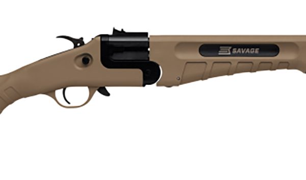 Savage Arms 23004 42 Takedown 22 LR/410 Gauge 1+1 20" Matte Black Single Shot Barrel, Flat Dark Earth Drilled & Tapped Carbon Steel Receiver, Fixed Flat Dark Earth Synthetic Stock