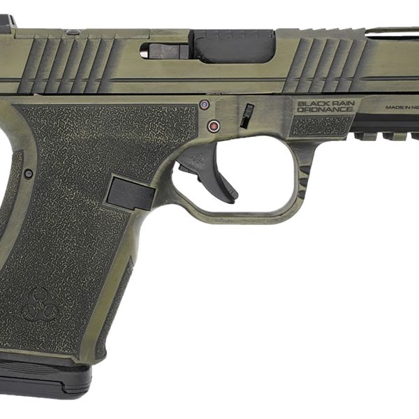 Black Rain Ordnance FLP9MMBGB   Compact Frame 9mm 15+1 4" Stainless Steel Slide