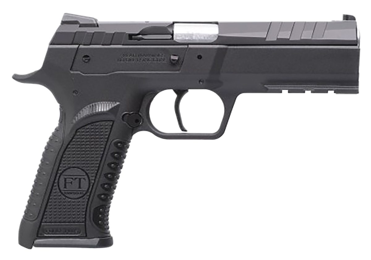 Tanfoglio Tfforces9 Force Esse 9Mm Luger 16+1 4.40&Quot; Stainless Steel Barrel, Black Serrated Steel Slide, Black Polymer Frame W/Picatinny Rail, Textured Grip