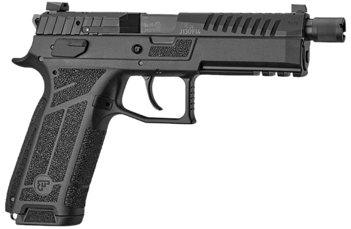 Cz-Usa 91671 P-09 F Nocturne Sr Full Size Frame 9Mm Luger 21+1 5.30&Quot; Optic Ready/Serrated
