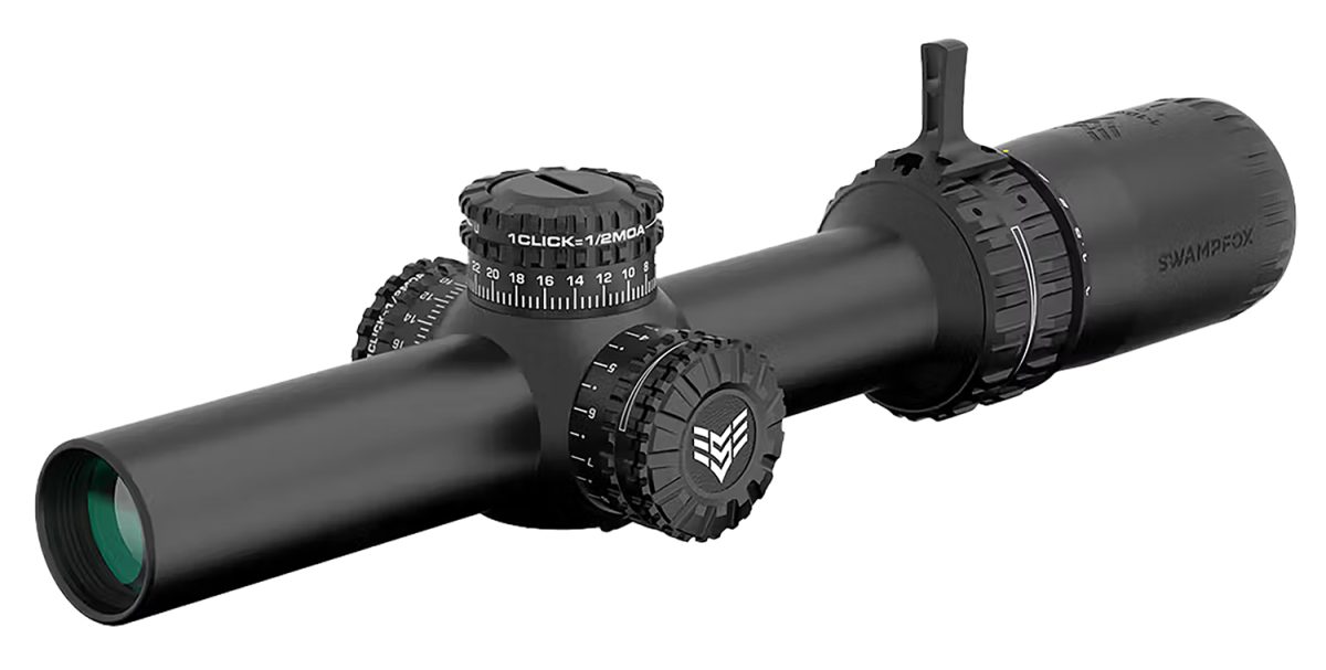 Swampfox Optics Arh16241-Gm Arrowhead  Black 1-6X24Mm 30Mm Tube Guerrilla Dot Moa Green Reticle