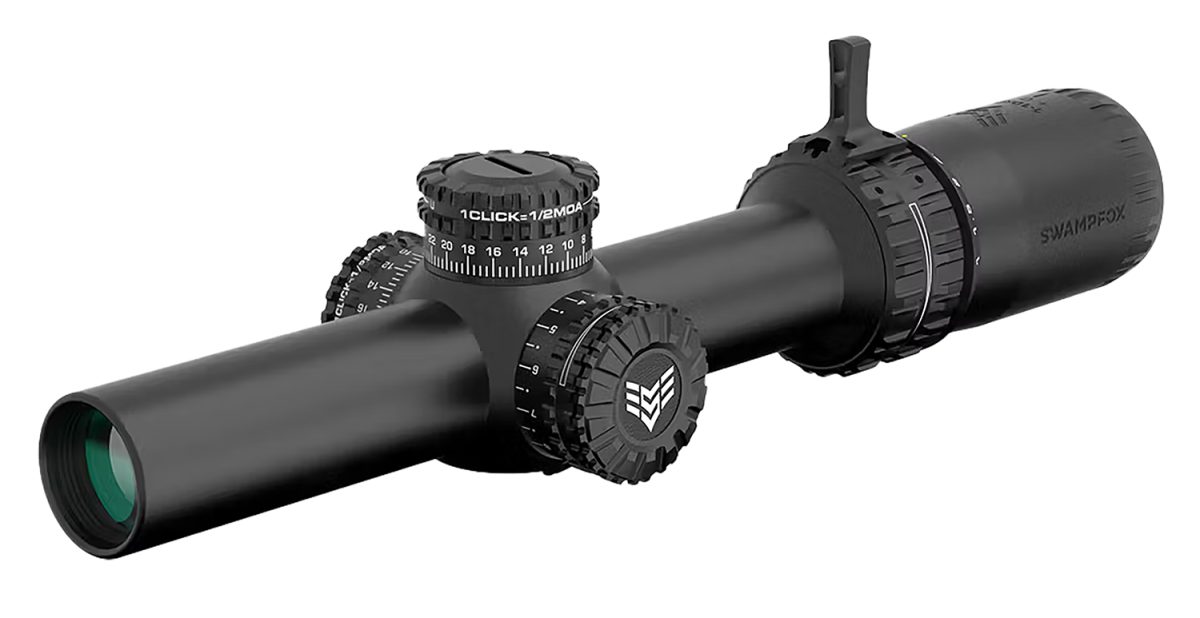 Swampfox Optics Arh11024-Gl Arrowhead  Black 1-10X24Mm 30Mm Tube Guerrilla Dot Mil Green Reticle