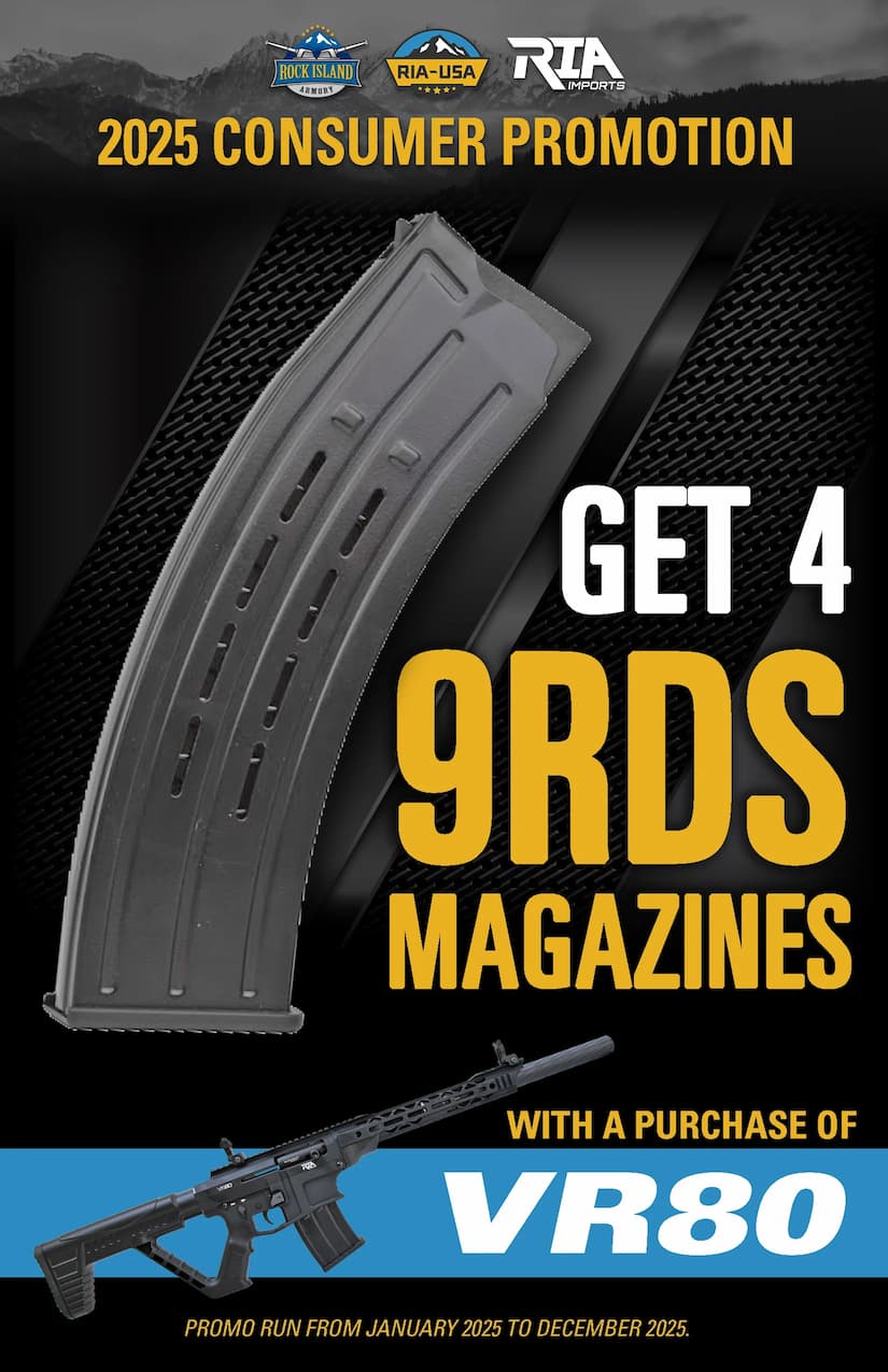 Rock Island Armory - Vr80 4 Free Magazines