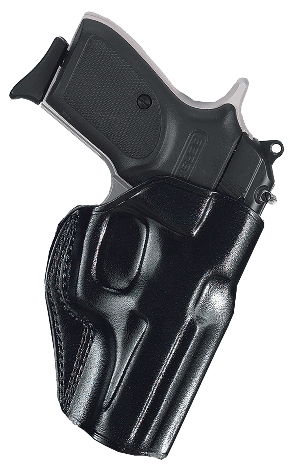 Galco Sg600B Stinger  Owb Black Leather Compatible W/Sig P365/P365 Sas/Glock 42 Compatible W/ Belt Loop Mount Right Hand