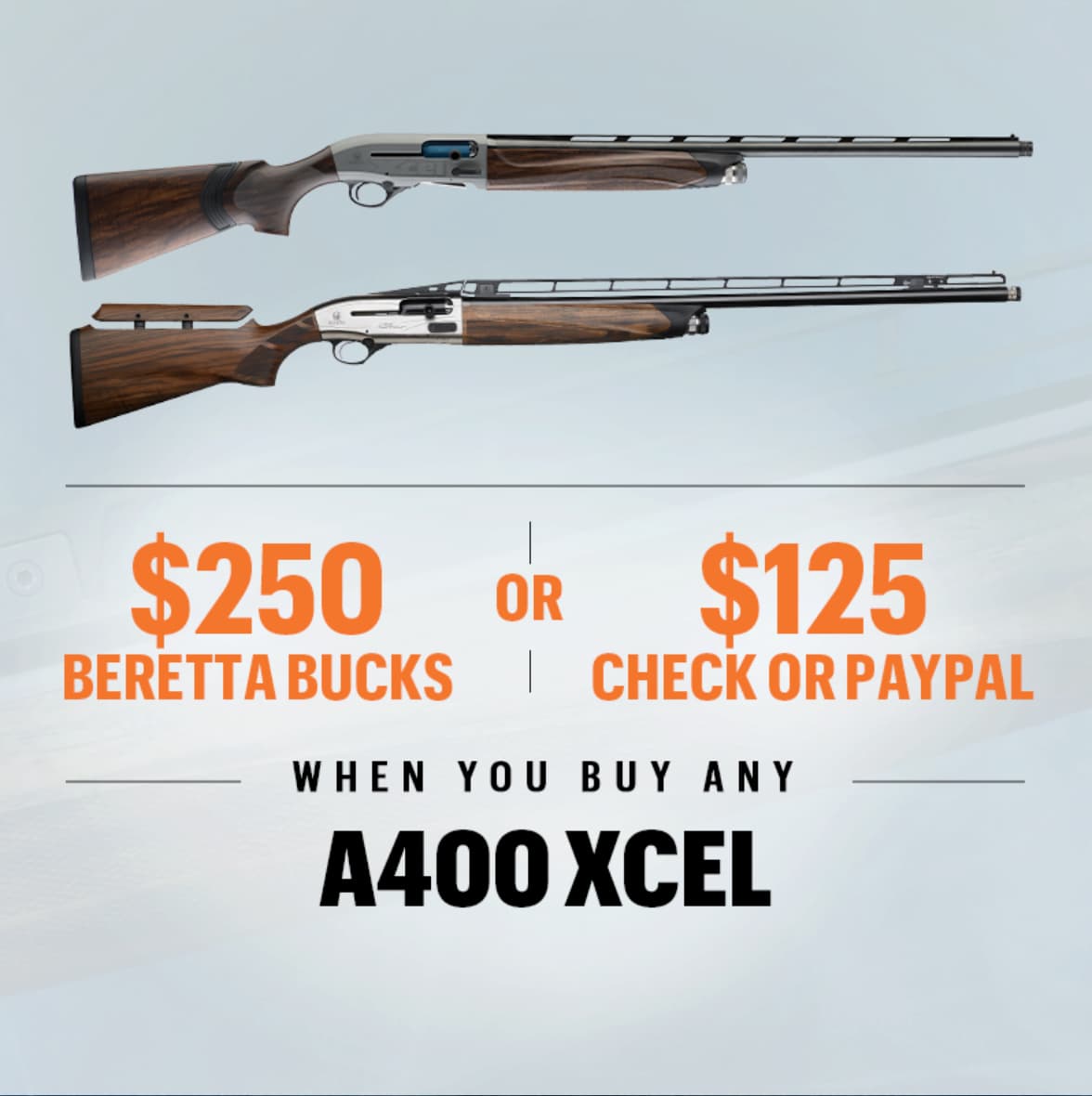 Up To $250 Back When You Buy Any A400 Xcel