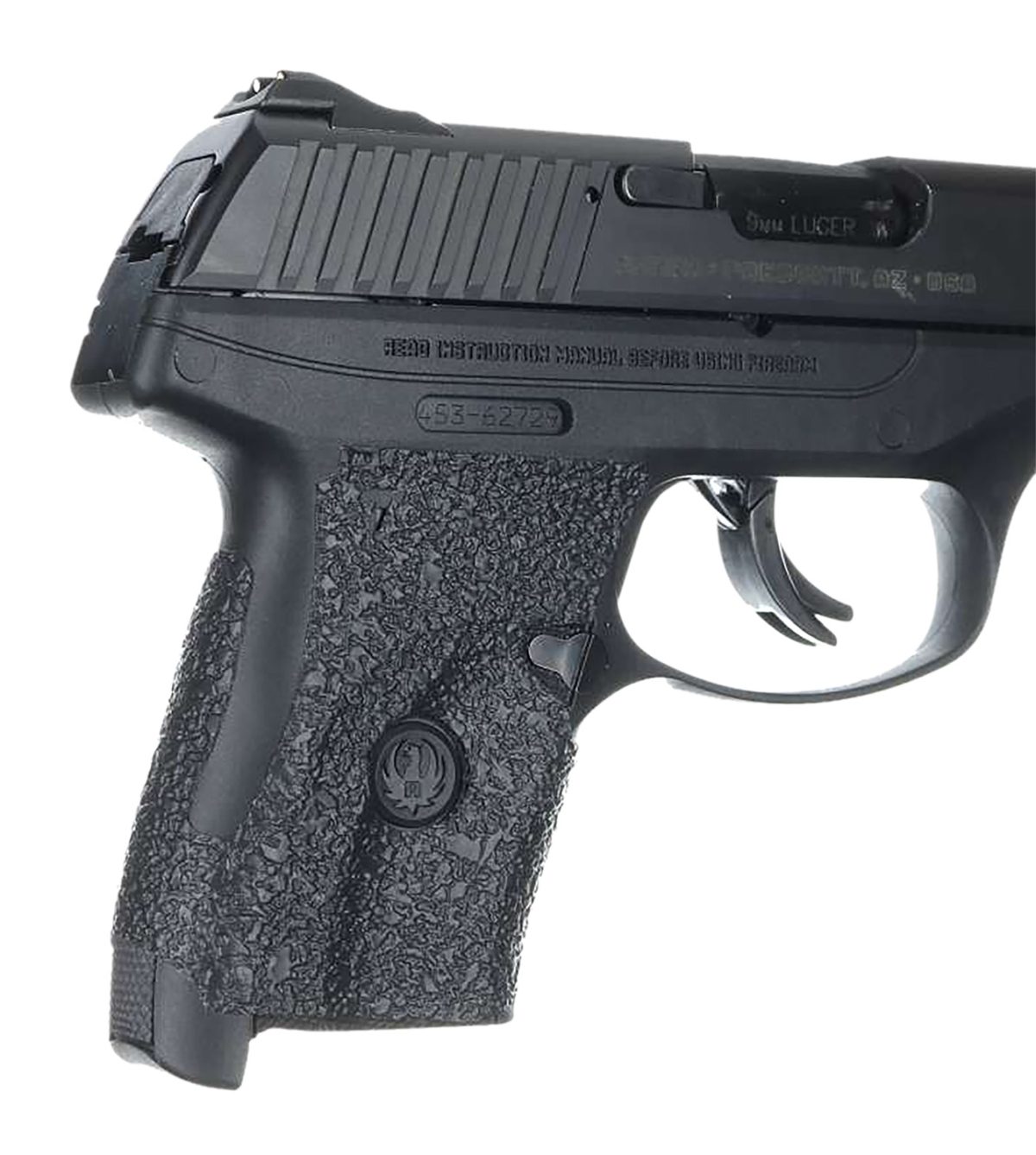 Talon Grips 508R Adhesive Grip  Textured Black Rubber For Ruger Lc9S, Ec9S