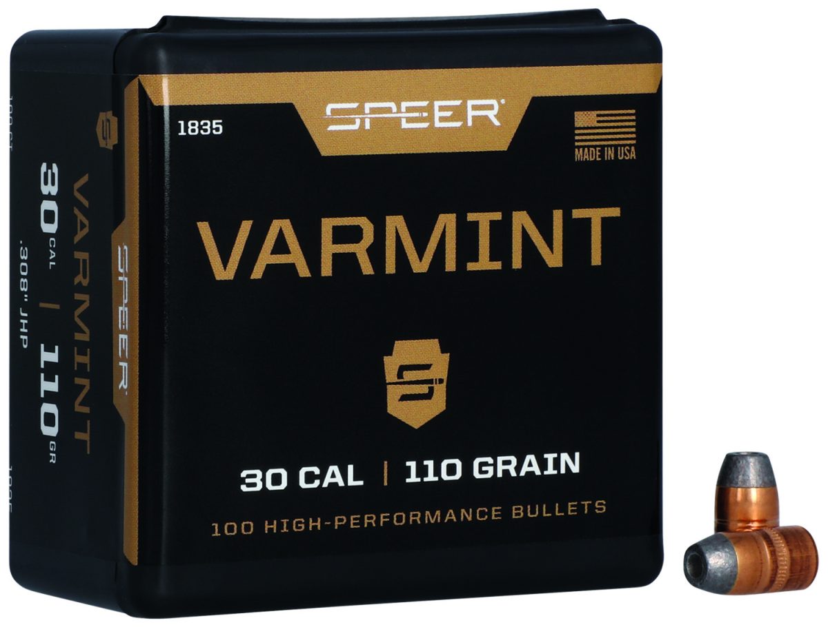 Speer 1835 Varmint  30Cal 110Gr Jacketed Hollow Point 100 Per Box/5 Case