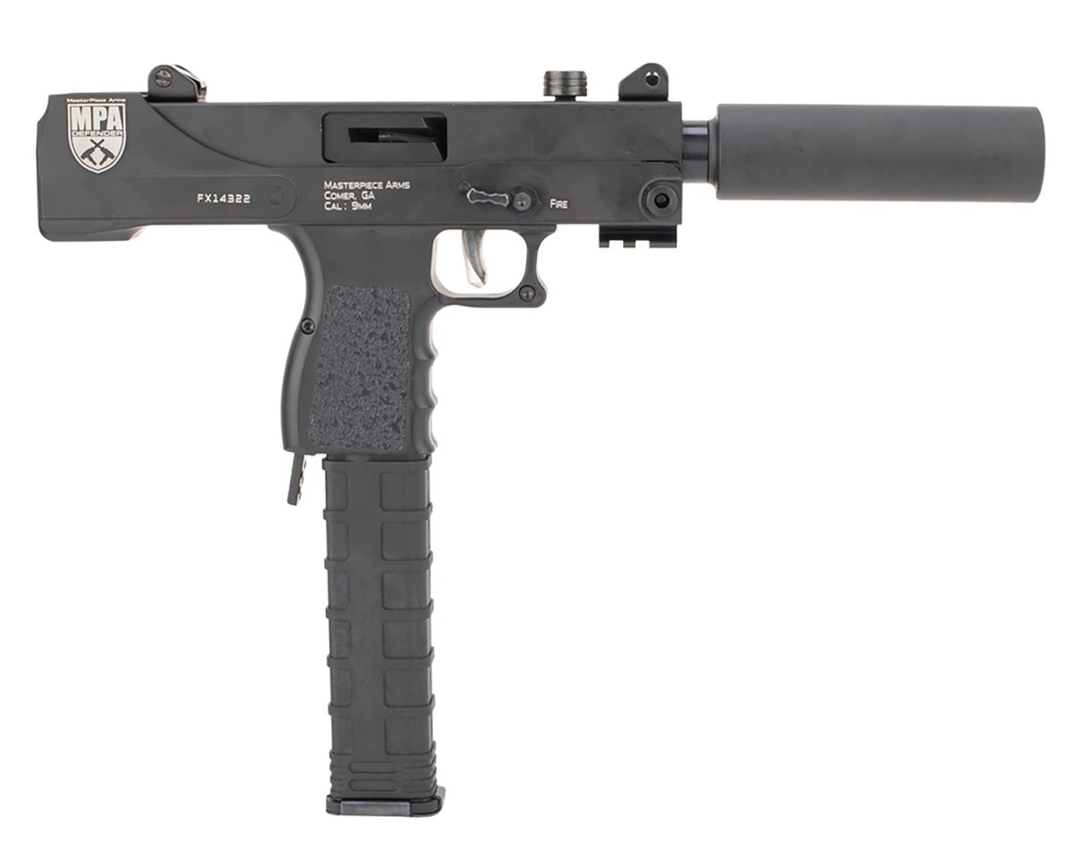 Masterpiece Arms 30T Defender Top Cocking Tb 9Mm Luger 5.50&Quot; 30+1 Black Cerakote
