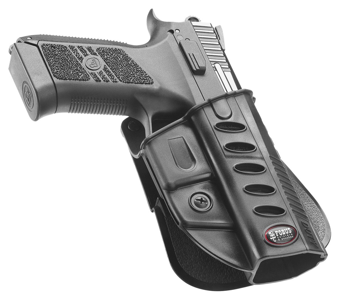 Fobus P07 Passive Retention Evolution Owb Black Polymer Paddle Fits Cz P-09 Fits Cz P-07 Duty Right Hand