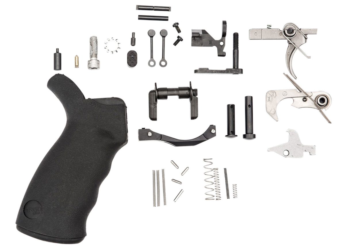 Spikes Tactical Slpk301 Lower Parts Kit Enhanced Black Ar Platform