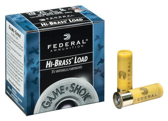 Federal H2045 Game-Shok High Brass 20Gauge 2.75" 1oz 5Shot 25 Per Box/10 Case