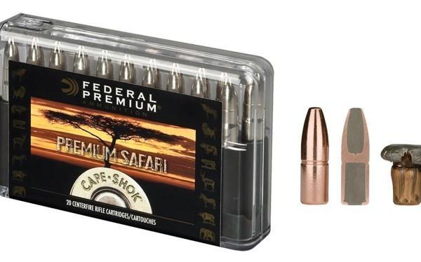 Federal P500NSA Premium Safari Cape-Shok 500NitroExpress 570gr Swift A Frame 20 Per Box/10 Case