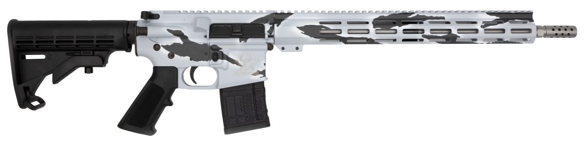 Glfa Ar-15 223Wyl 16 Ss Pursuit Snow Camo 30Rd