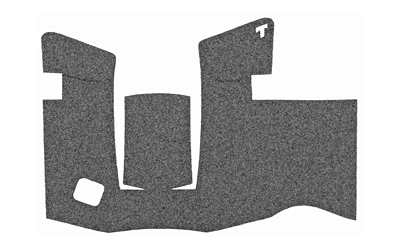Talon Grips 385G Adhesive Grip  Textured Black Granulate for Glock 43X, 48