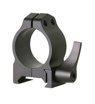 Warne 201LM Vertical Rings Maxima Matte Black 1" Medium Quick Detach 0 MOA