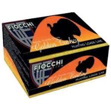 Fiocchi 123TRKC4 Golden Turkey  12Gauge 3" 1 3/4oz 4Shot 10 Per Box/10 Case