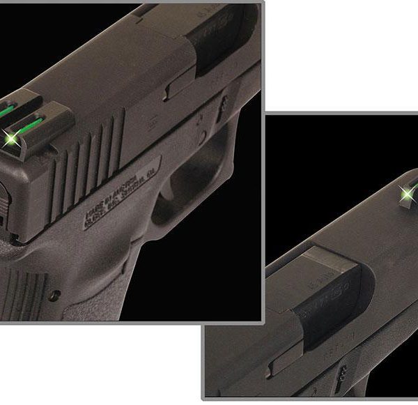 TruGlo TG131NT2 TFO  Green/Tritium/Fiber Optic Front Sight-Green/Tritium/Fiber Optic Rear Sight 1911 Government