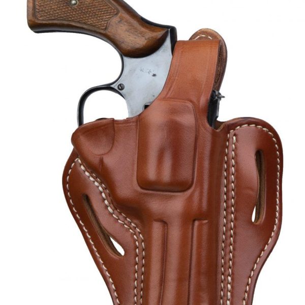 1791 Gunleather RVHX2SBLR RVHX-2  OWB Size 02 Stealth Black Leather Fits Up to 4" Barrel, K/L-Frame, Belt Slide Right Hand