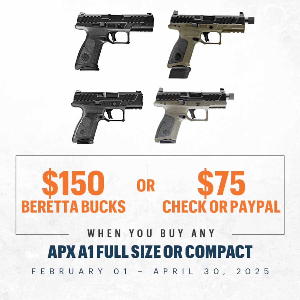 Beretta - Apx A1 Full/Compact Rebate