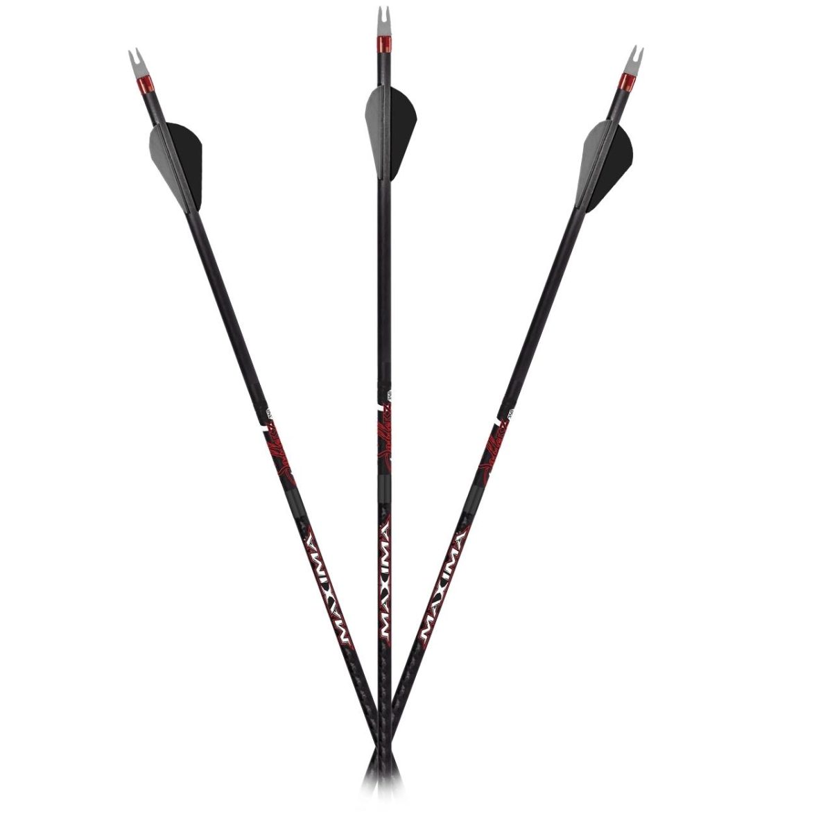 Carbon Express Maxima Sable Rz 350 Hunting Arrows - 12/Pk