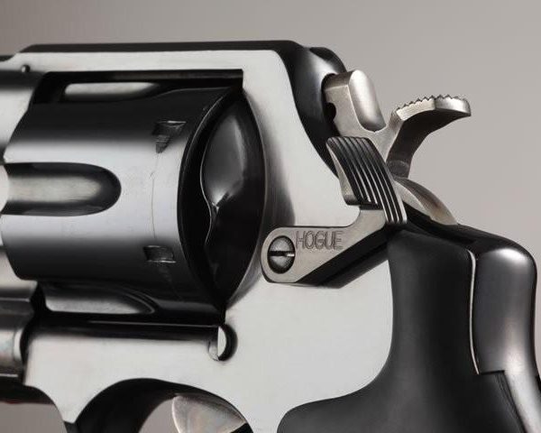 Hogue S&W Long Cylinder Release Stainless Steel - Blued