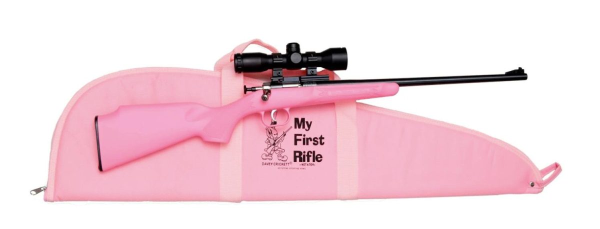 Keystone Pink Synthetic .22Lr Rifle W Scope Mount &Amp; Case