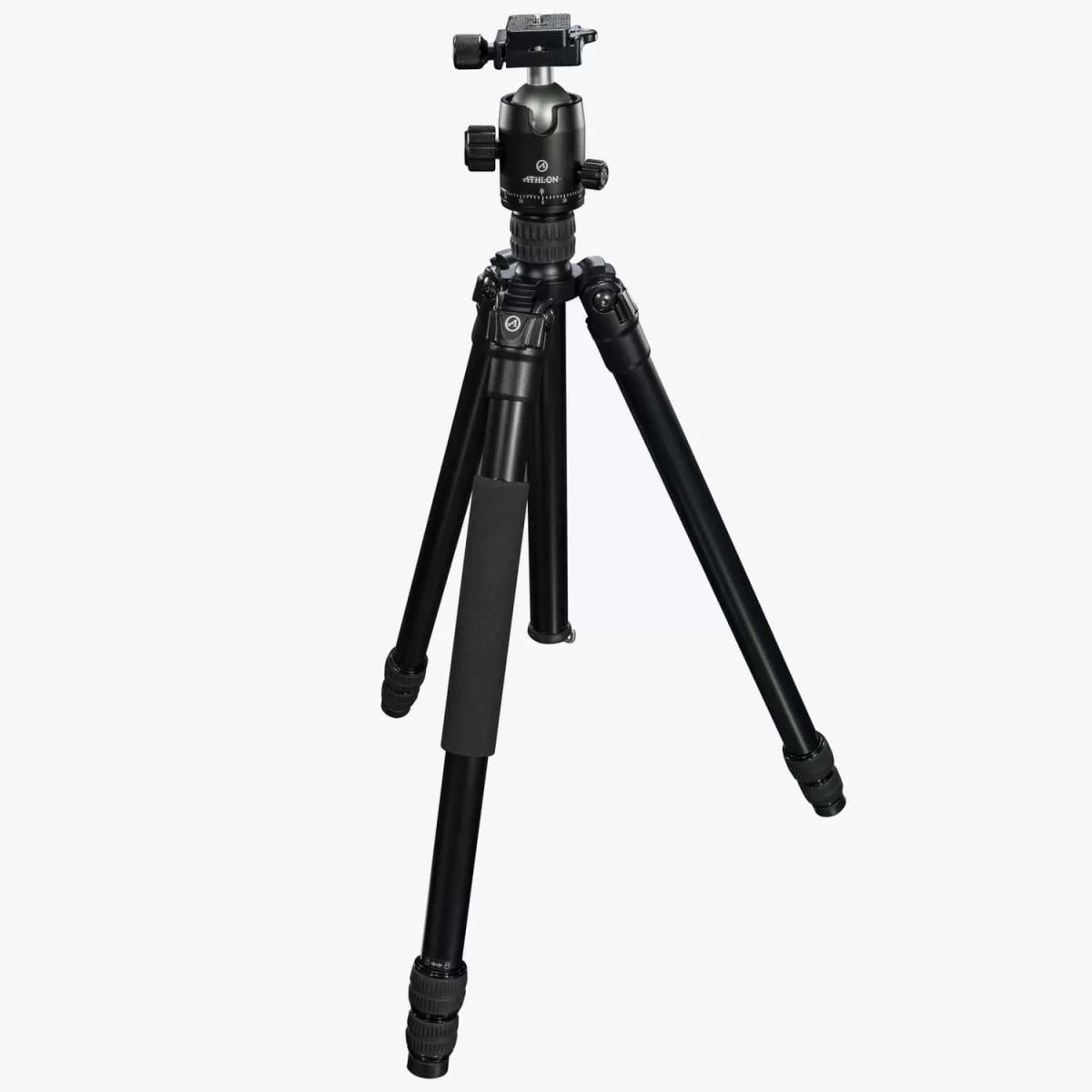 Athlon Midas Al28 Aluminum Tripod 17&Quot; - 65&Quot; Black With Soft Sided Carrying Case
