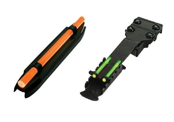 Hiviz C-Series Magnetic Turkey/Deer Sight Set Green/Orange Front Green Rear Wide Model