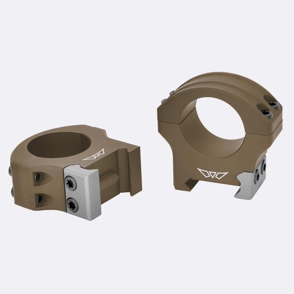 Warne HyperLite 30mm Medium Dark Earth Scope Rings