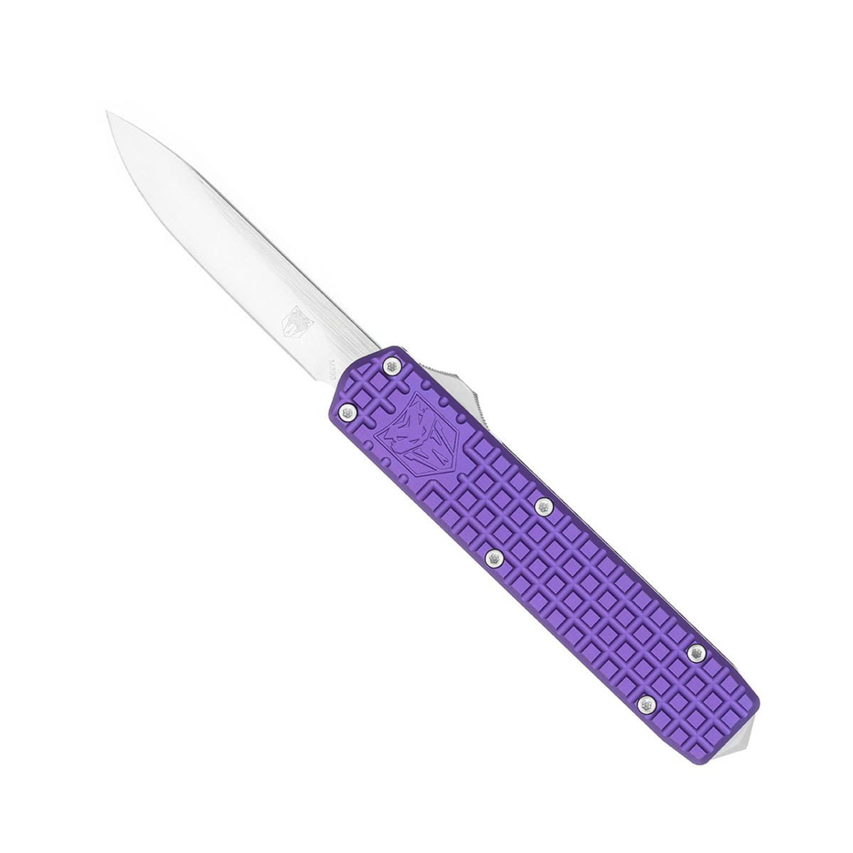 Cobratec Small Warrior Purple M390 Drop Non Serrated