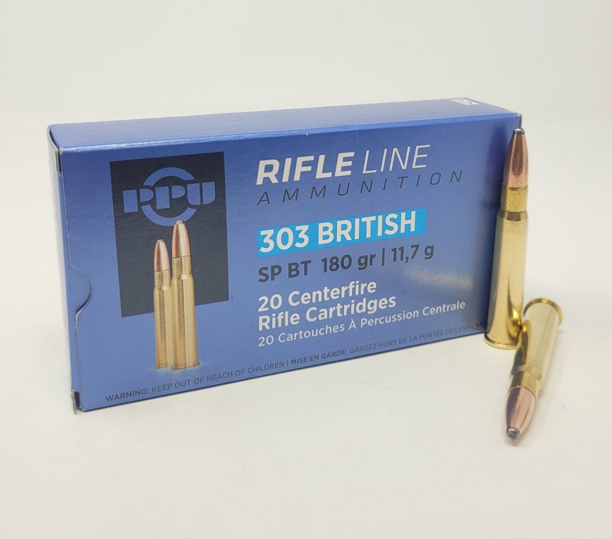 Ppu 303 British 180Gr Sp 20Rd Box 10 Boxes Per Case