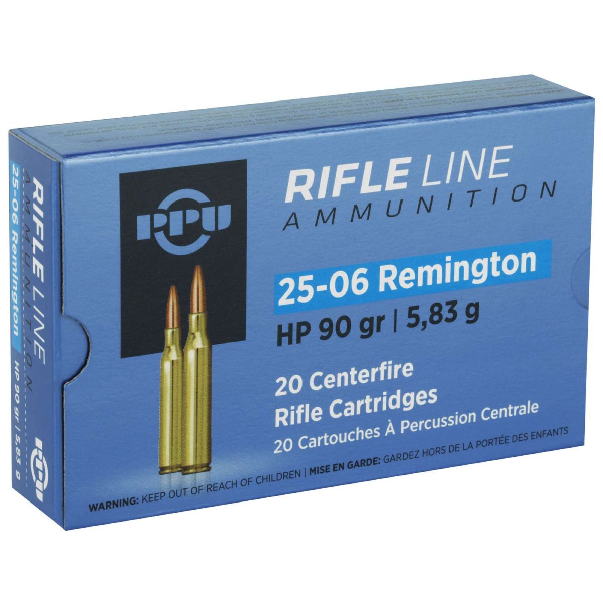 Ppu 25-06Rem 90G Hp 20Rd Box 10 Boxes Per Case