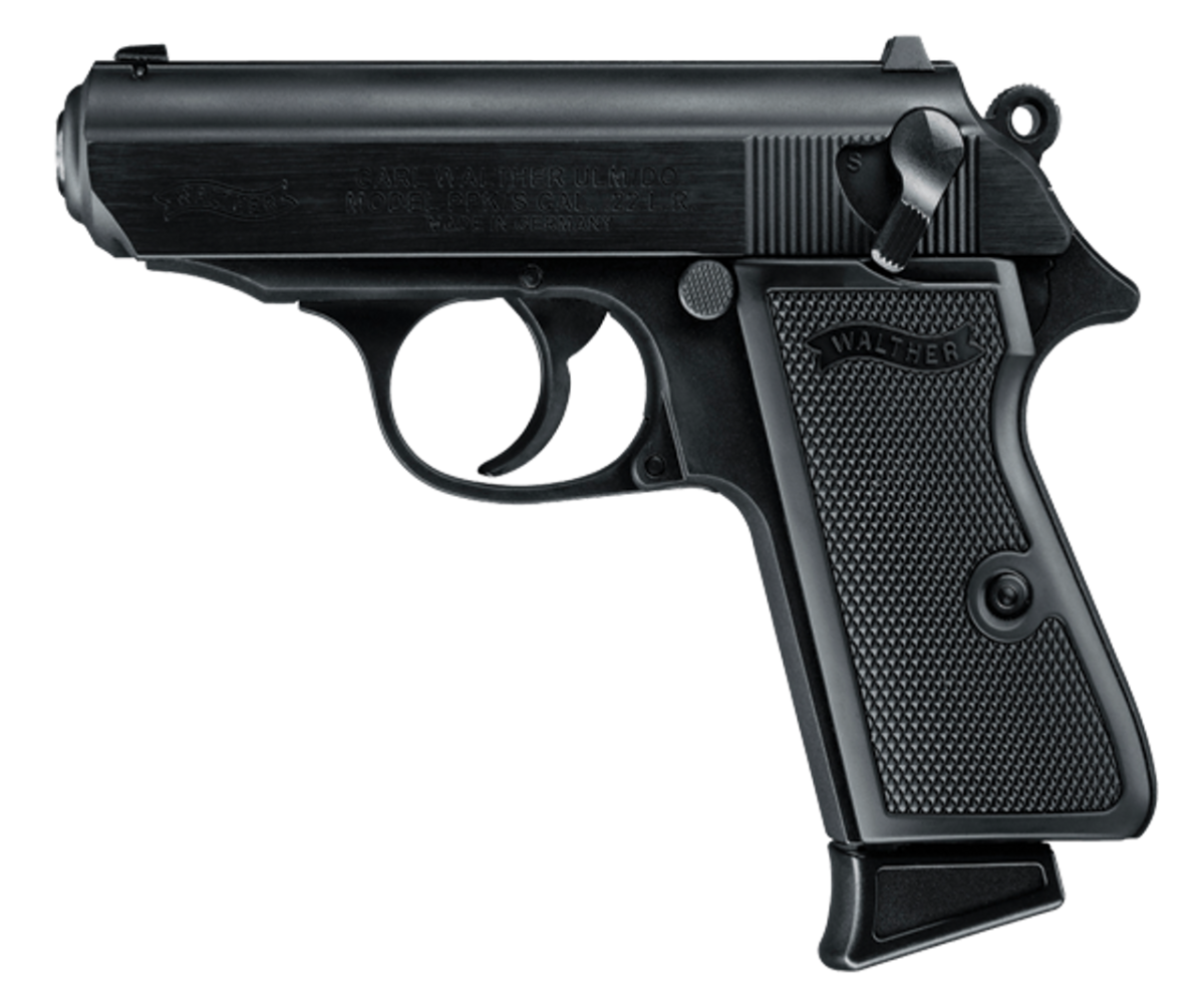 Walther Ppk/S 22Lr Pstl Blk 10Rd Mag