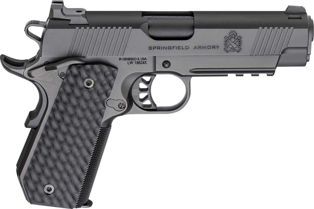 Springfield Armory Trp 1911 4.25&Quot; 45Acp W/ Carry Cut &Amp; Rail 2-8Rd