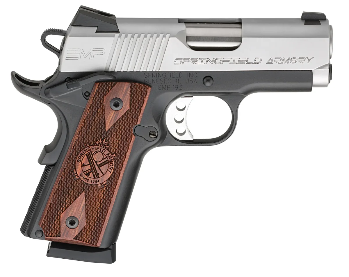 Springfield Armory 1911 Emp Compact Lw 3&Quot;Bbl  9Mm Sts 3-9Rd Mags