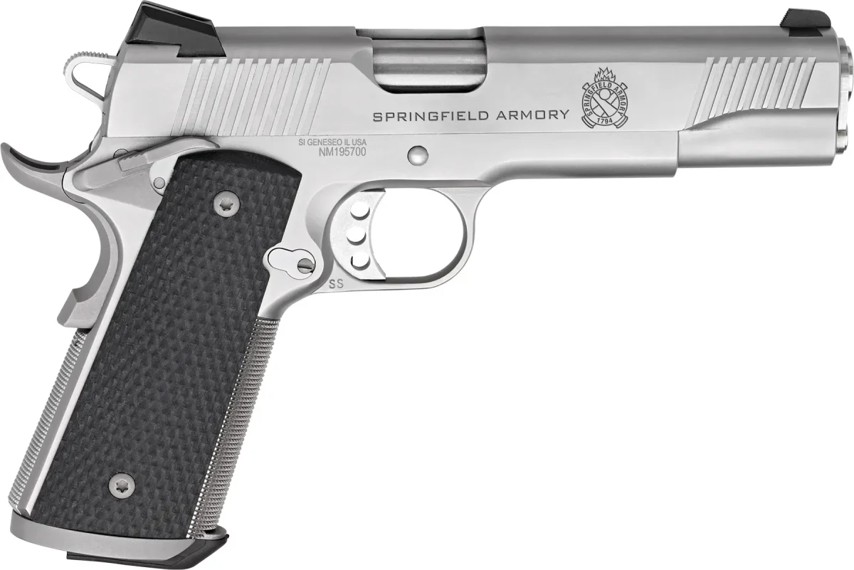 Springfield Armory 1911 Trp Operator 5&Quot; Bbl Sts, Fixed Tritium Sights, 2-7Rd Mags