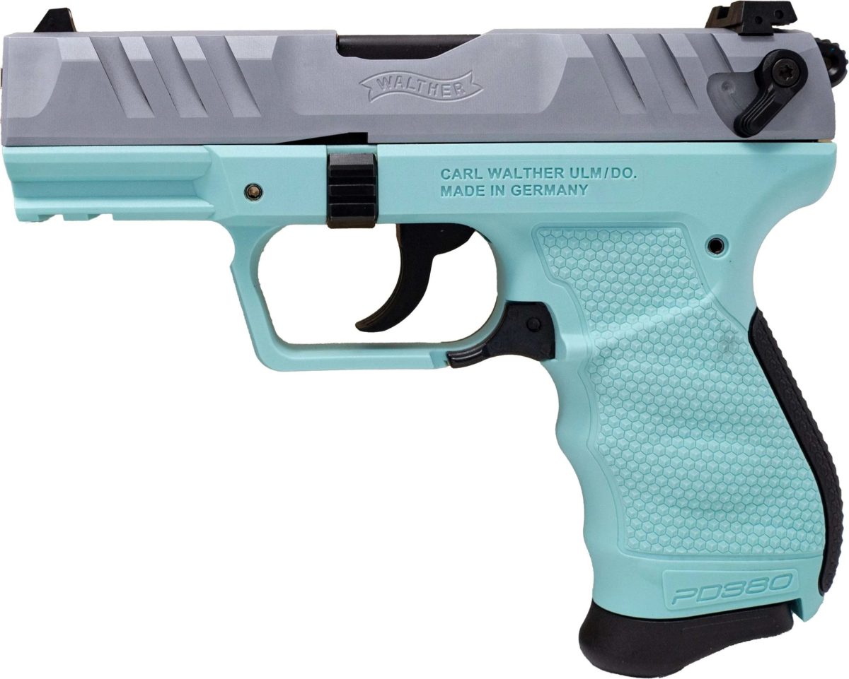 Walther Pd380 Angel Blue 380Acp Pstl 3.7&Quot; 2-9Rd