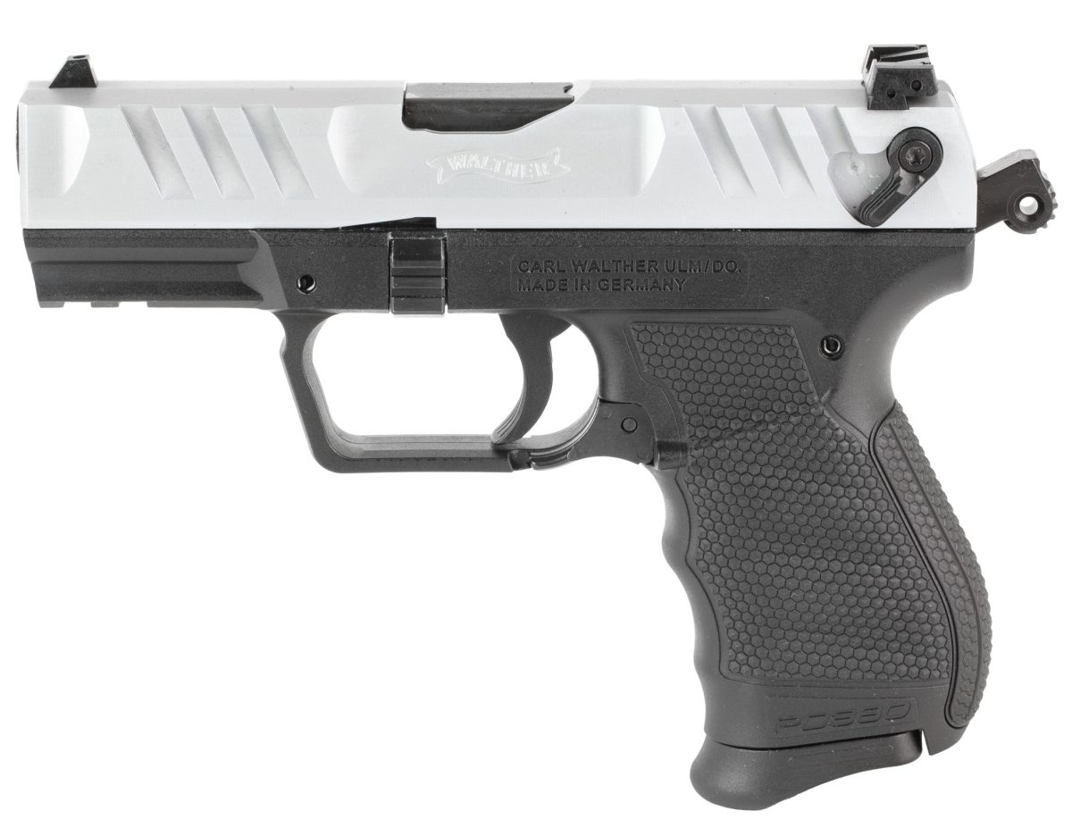 Walther Pd380 380Acp Pstl Blk/Nickel 3.7&Quot; 2-9Rd