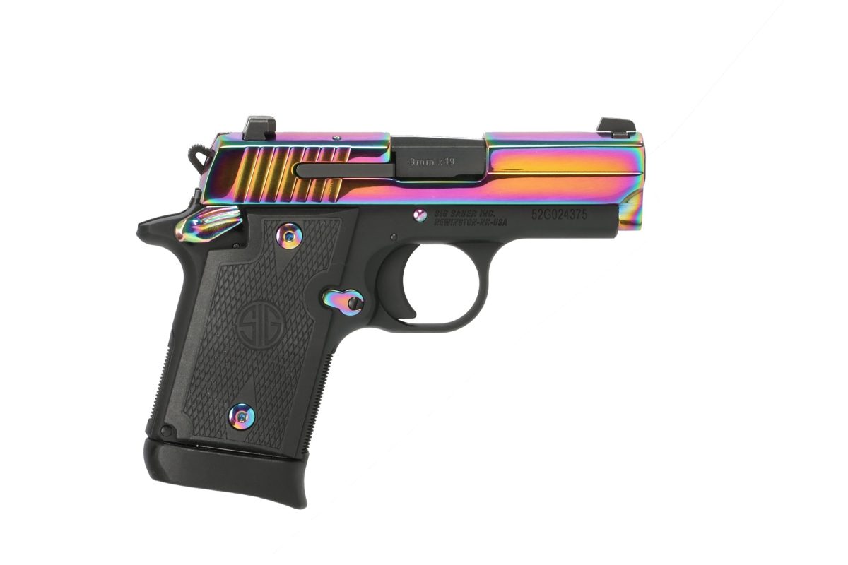Sig Sauer P938 9Mm Rainbow G10 Ambi 7+1