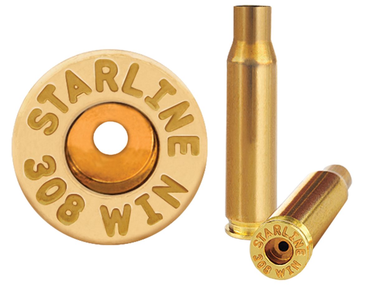 Starline Brass 308Wineup50 Unprimed Cases  7.62X51Mm Nato Rifle Brass 50 Per Bag