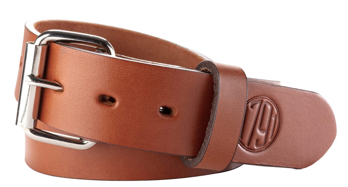1791 Gunleather Blt014246Cbra 01  Gun Belt Classic Brown Leather 42/46 1.50&Quot; Wide Buckle Closure