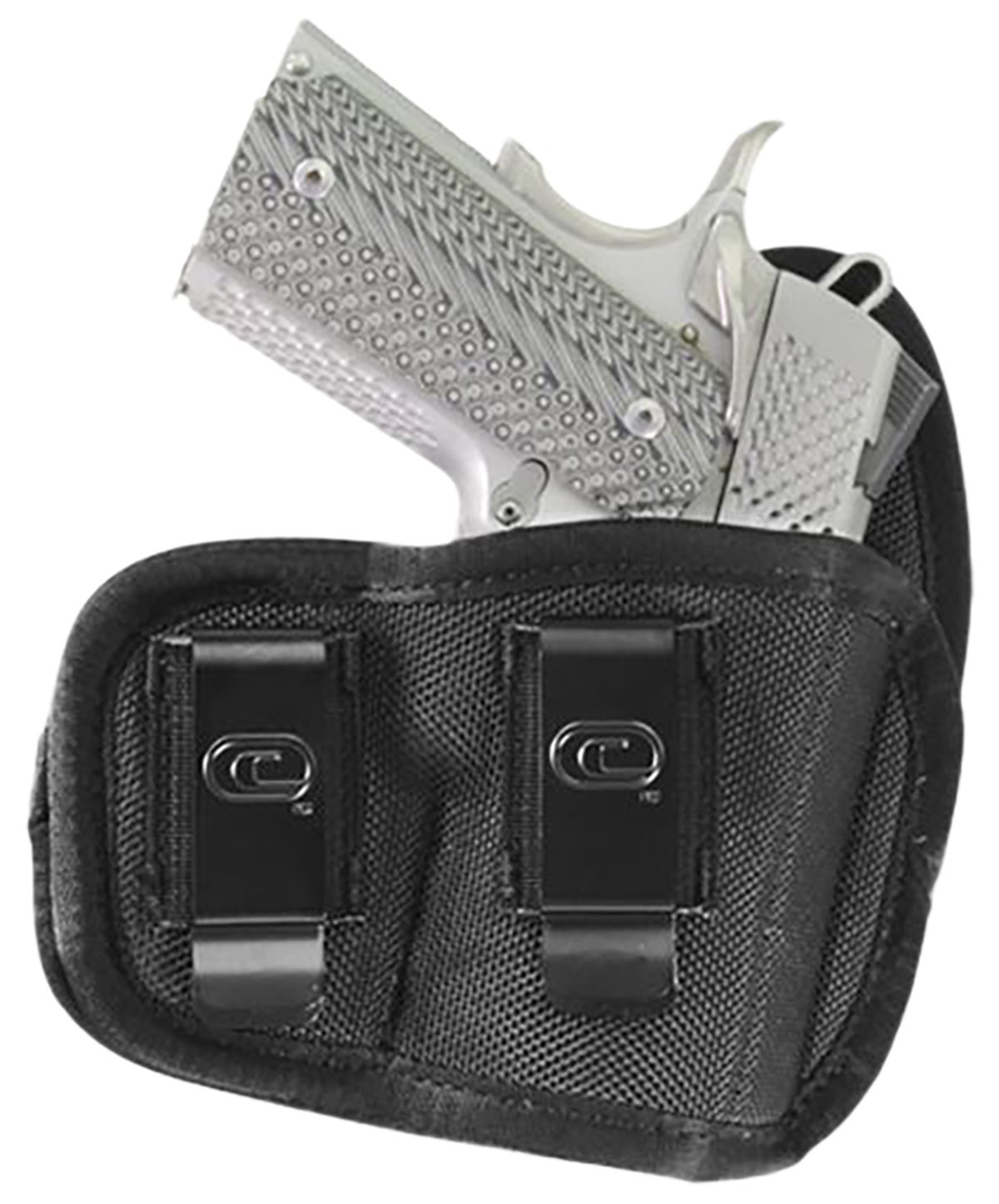 Crossfire Shooting Gear Crfcyclsa1M1R The Cyclone  Iwb/Owb Size 01 Black Foam Laminate Belt Clip Fits Micro 1-1.50&Quot; Barrel Right Hand